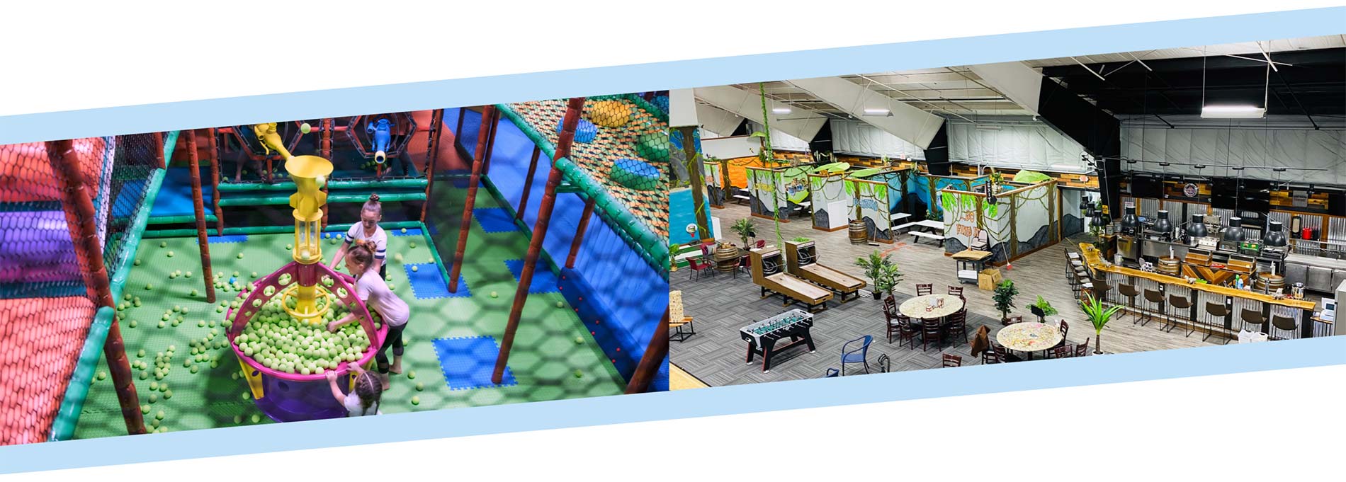 Come get food an ddrinks while your children play on our 3-story play structure